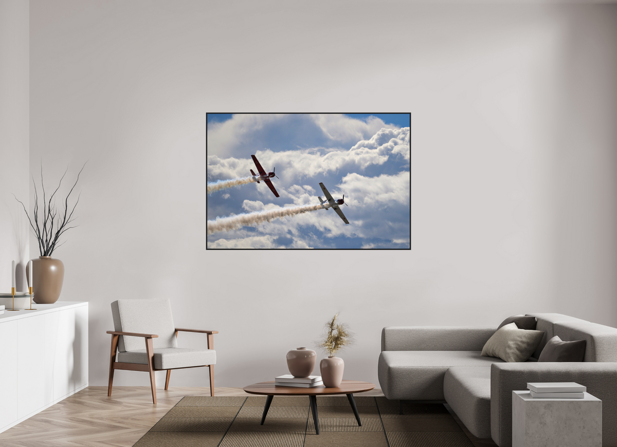 66 x 44″, Acrylic Glass Black matt .24" frame Yak 50 - photo 8 - under acrylic glass with black frame