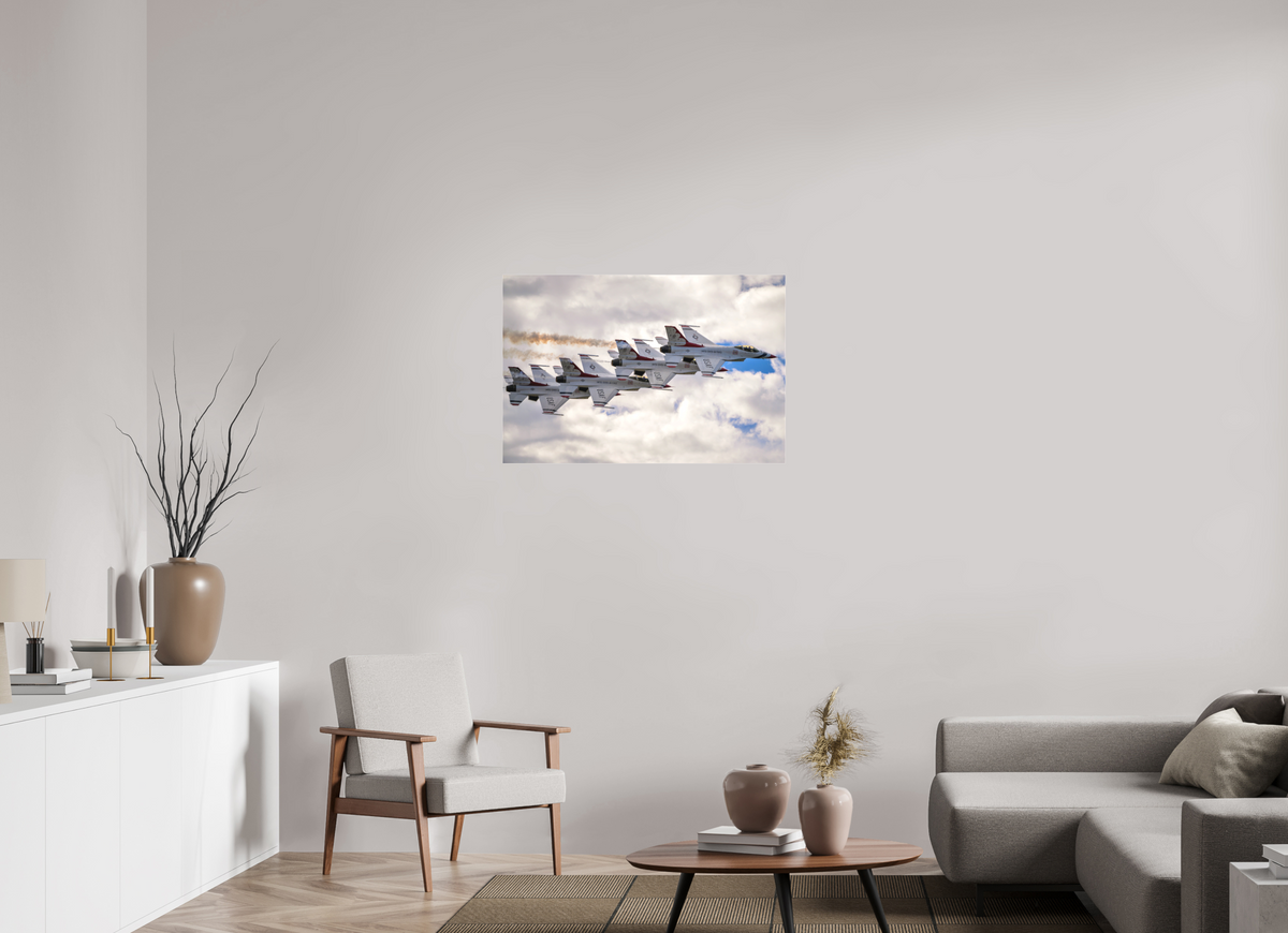36 x 24″, Matte Acrylic Glass without frame F16 Thunderbirds Photo 8 under acrylic glass