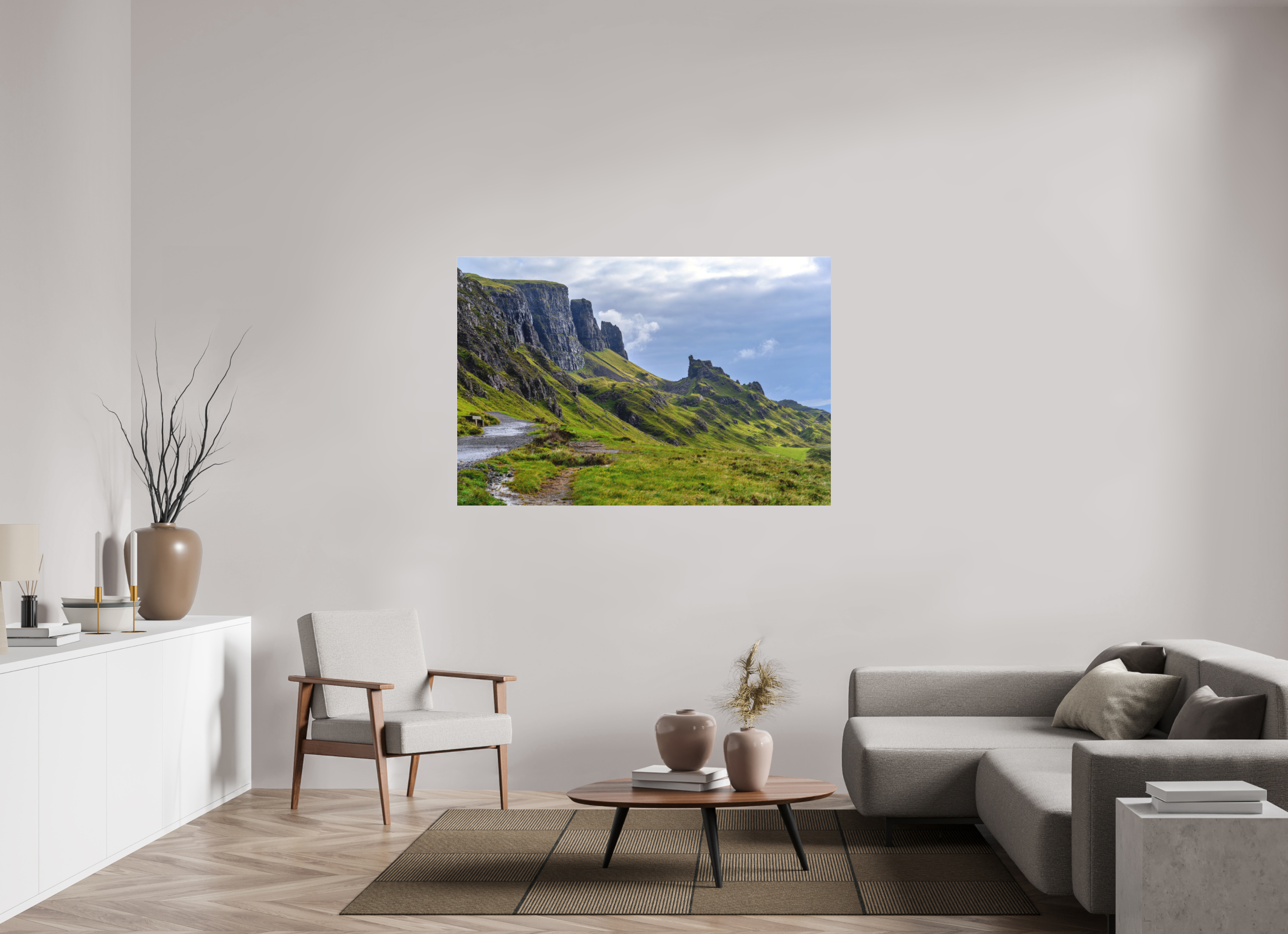 60 x 40″, Matte Acrylic Glass without frame The Quiraing on the Isle of Sky on Matte Acrylic Glass without frame