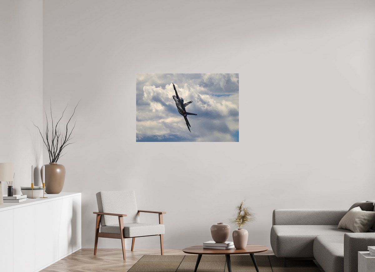 45 x 30″, Matte Acrylic Glass without frame F18A Super Hornet under acrylic glass