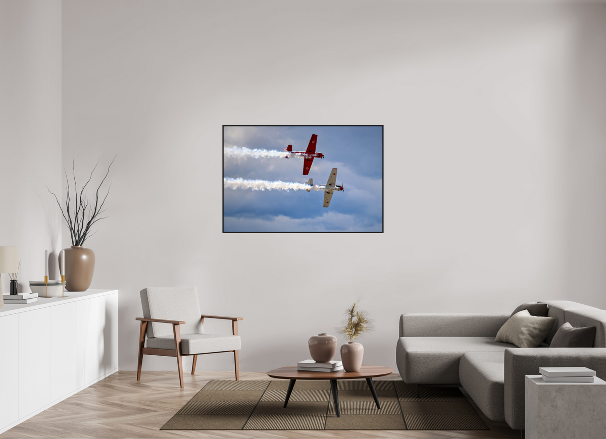 54 x 36″, Acrylic Glass Black matt .24" frame Yak 50 - photo 7 - under acrylic glass with black frame