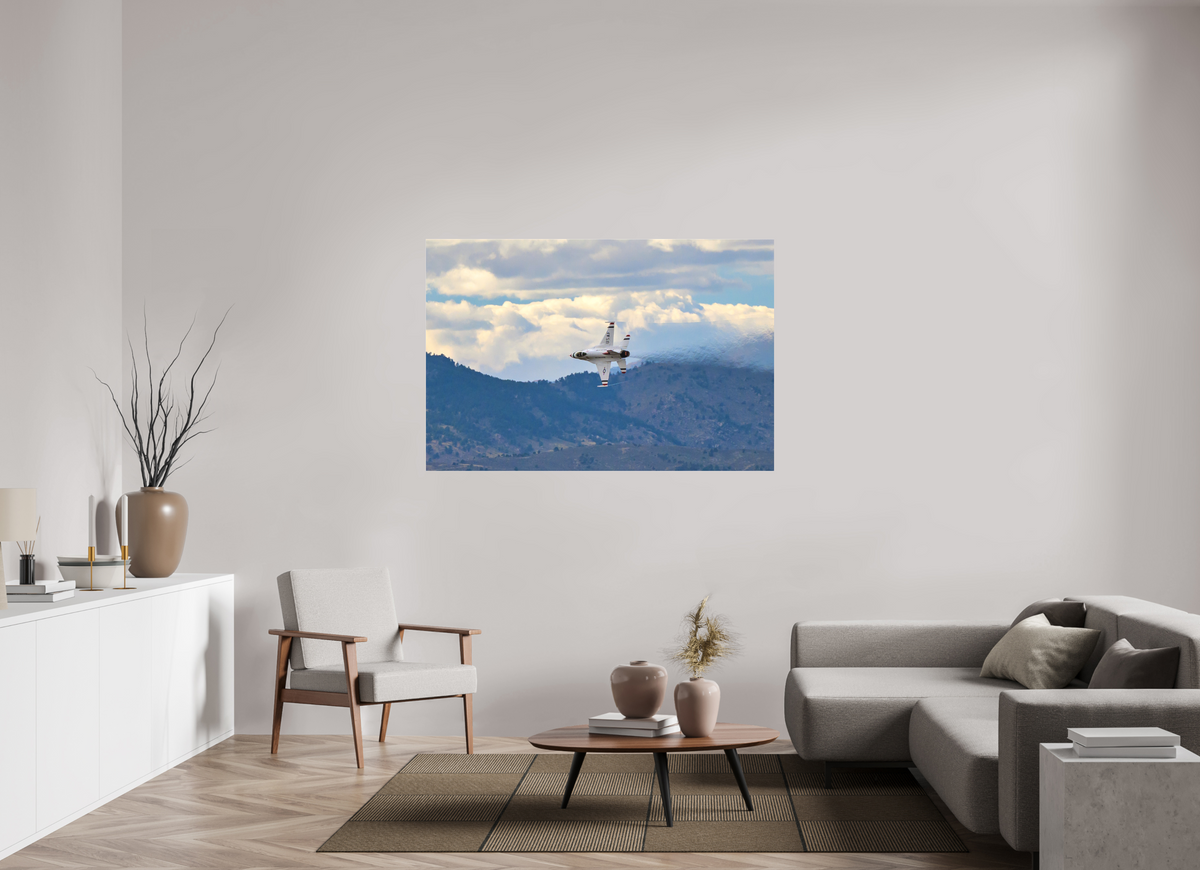 60 x 40″, Matte Acrylic Glass without frame F16 Thunderbirds Photo 4 under acrylic glass
