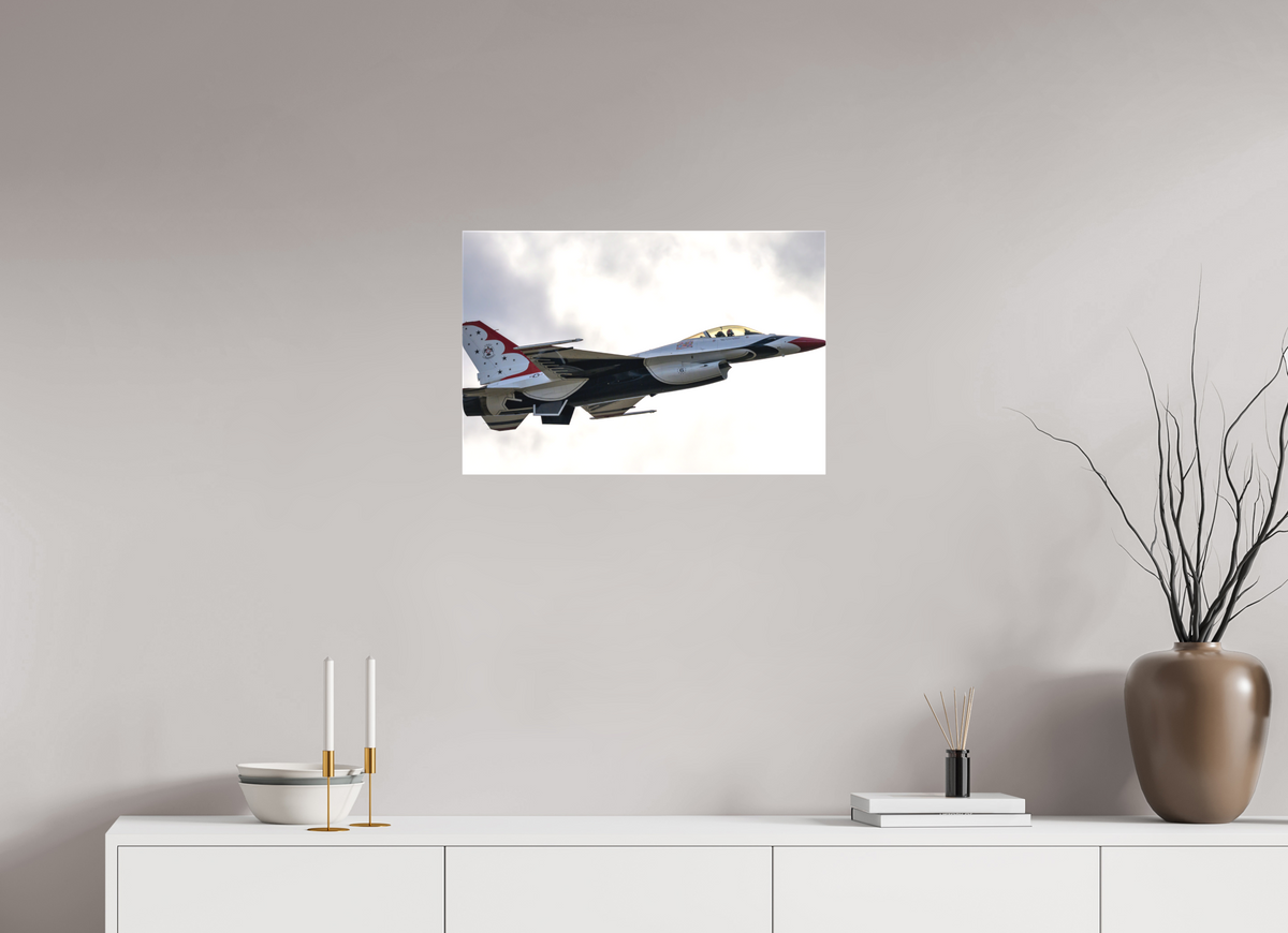 24 x 16″, Matte Canvas with wrapped edges - no frame F16 Thunderbirds Photo 7 on canvas