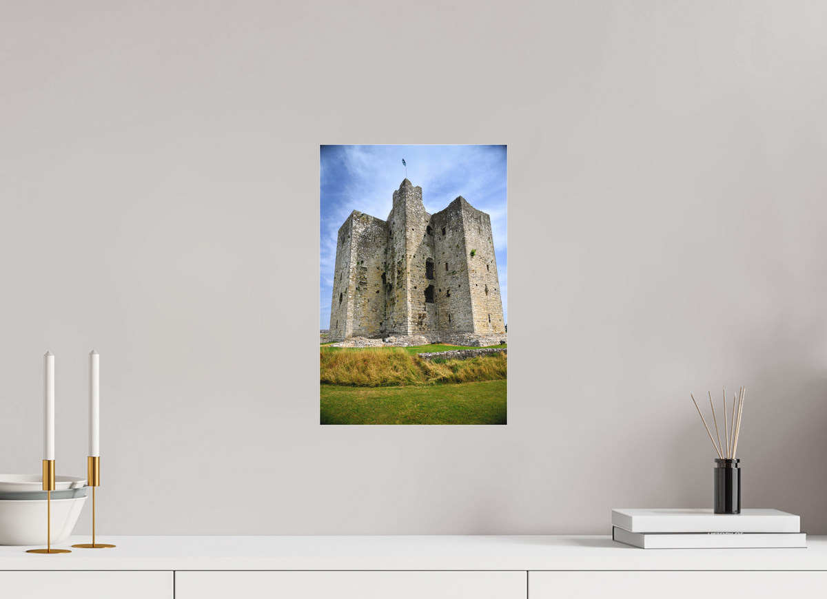 10 x 15″, Matte Acrylic Glass without frame Trim Castle under acrylic glass