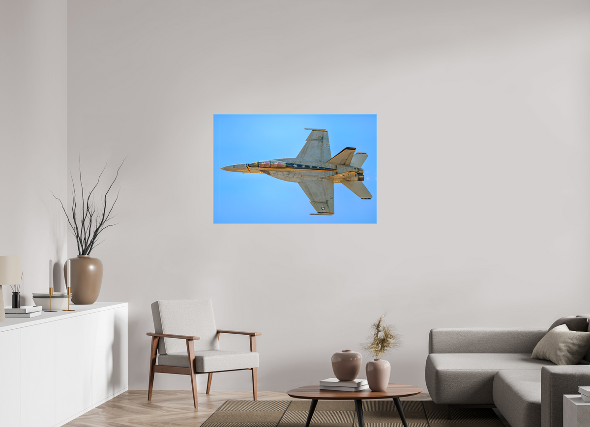 45 x 30″, Matte Canvas with wrapped edges - no frame F18A Super Hornet Photo 4 on canvas