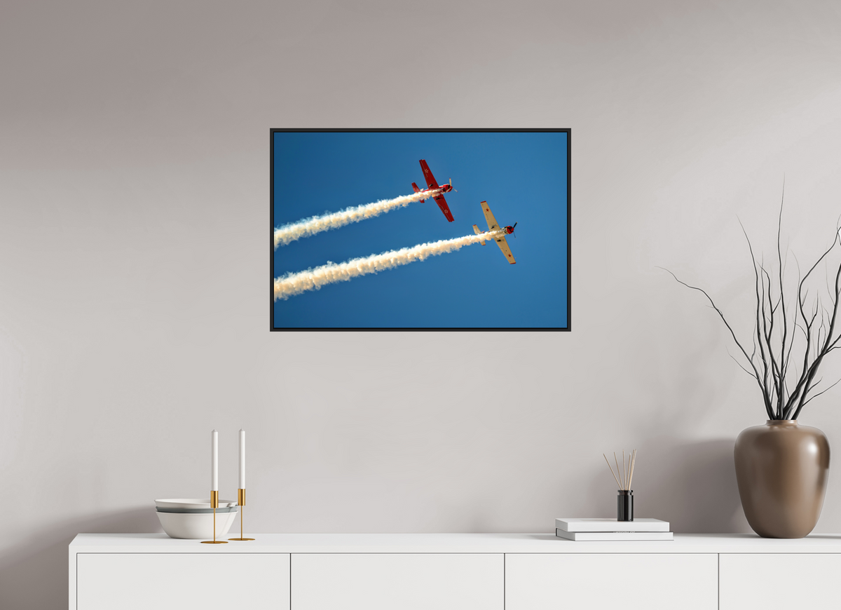 30 x 20″, Acrylic Glass Black matt .24" frame Yak 50 - Photo 2 - under acrylic glass with black frame