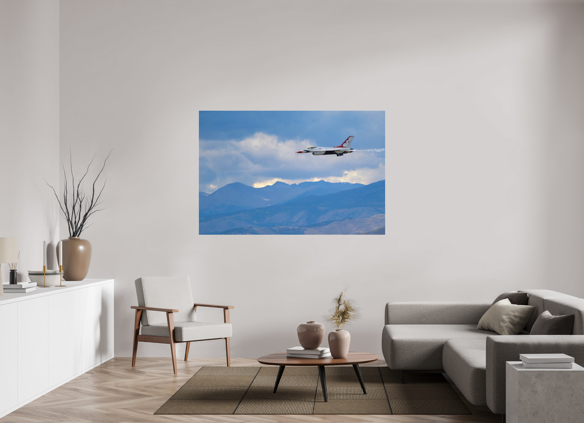66 x 44″, Matte Acrylic Glass without frame F16 Thunderbirds Photo 6 under acrylic glass