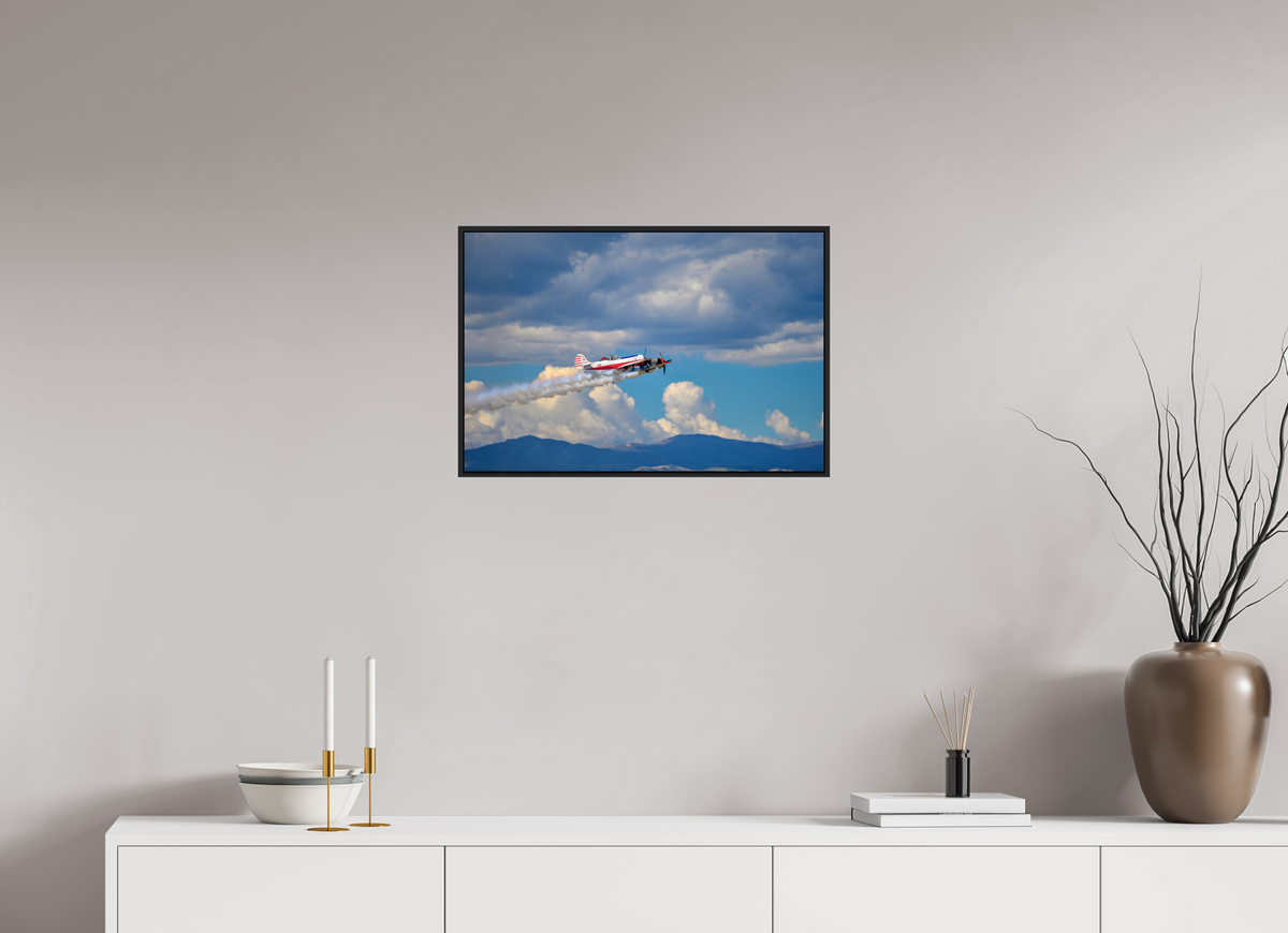 24 x 16″, Acrylic Glass Black matt .24" frame Yak 50 - Photo 4 - under acrylic glass with black frame