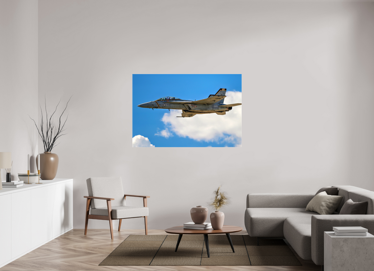60 x 40″, Matte Canvas with wrapped edges - no frame F18A Super Hornet Photo 3 on canvas