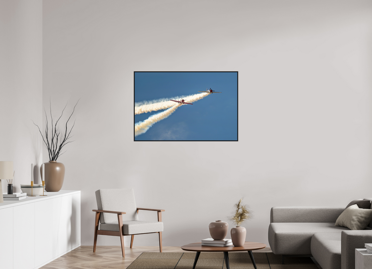 45 x 30″, Acrylic Glass Black matt .24" frame Yak 50 - Photo 1 - under acrylic glass with black frame
