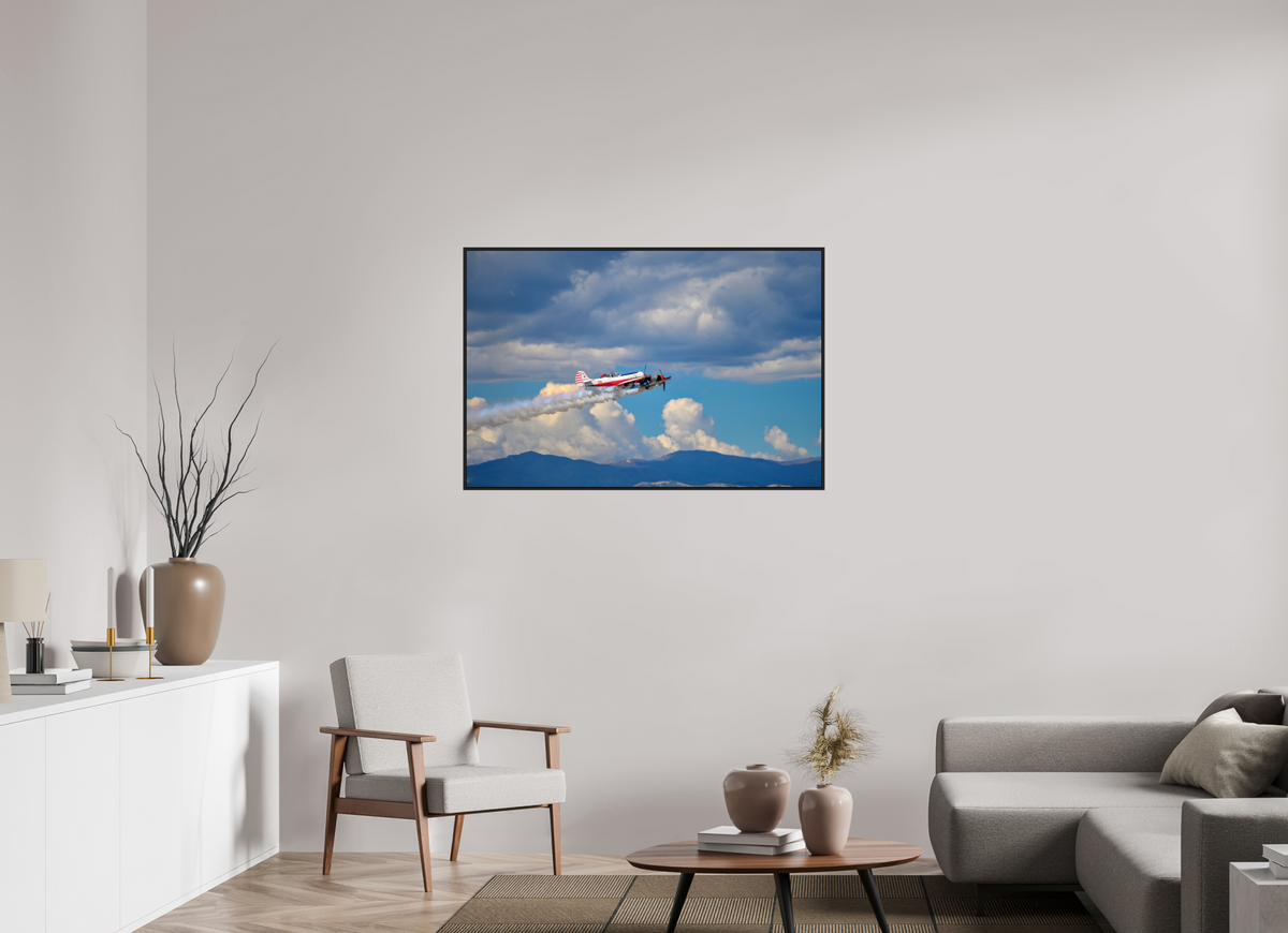 45 x 30″, Acrylic Glass Black matt .24" frame Yak 50 - Photo 4 - under acrylic glass with black frame