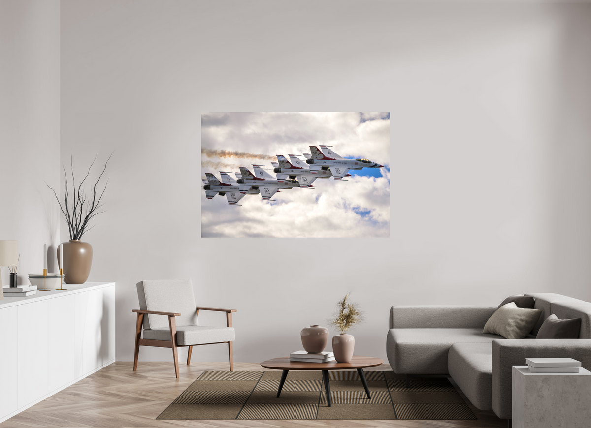 66 x 44″, Matte Acrylic Glass without frame F16 Thunderbirds Photo 8 under acrylic glass