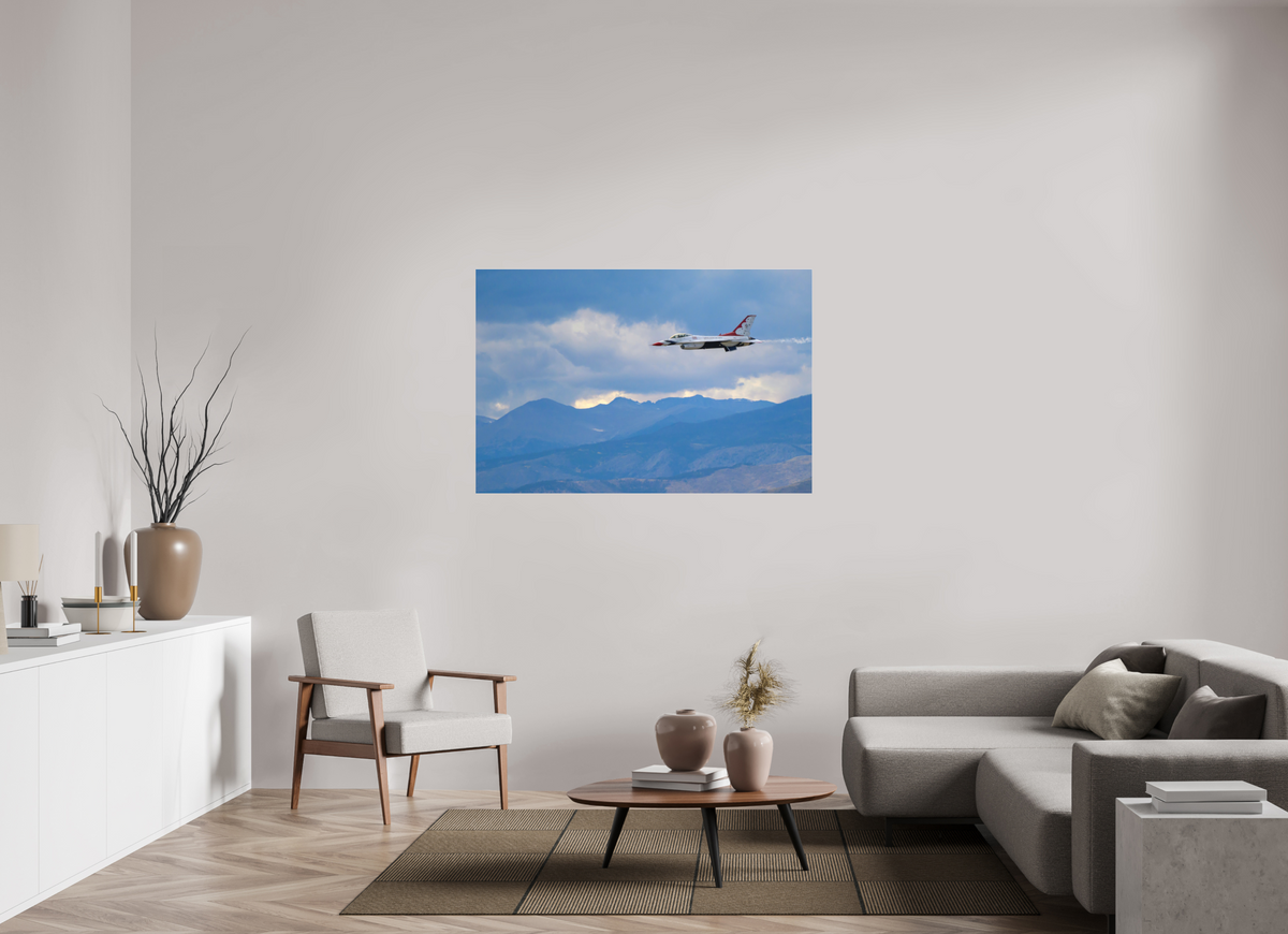 54 x 36″, Matte Acrylic Glass without frame F16 Thunderbirds Photo 6 under acrylic glass