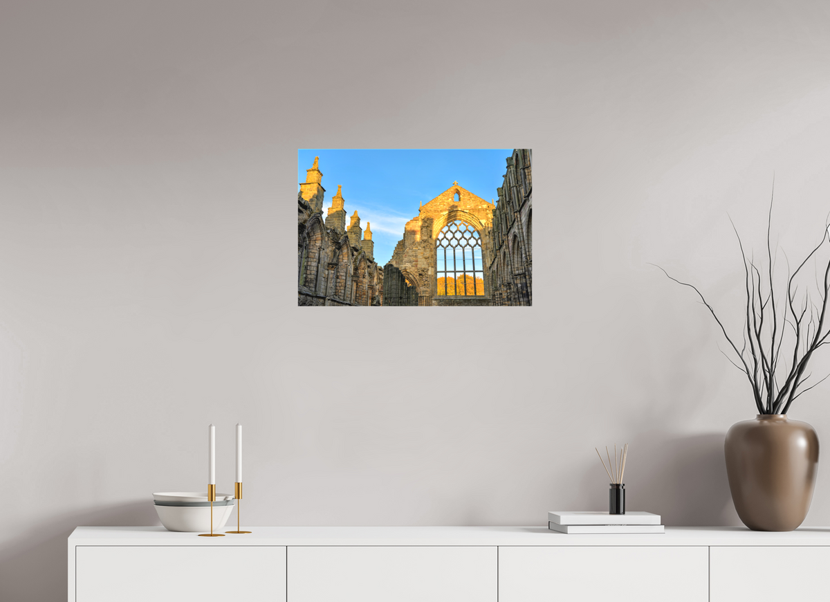 24 x 16″, Matte Canvas with wrapped edges - no frame Holyrood Abbey at Sunset on canvas
