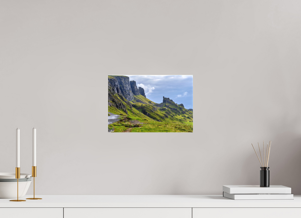 12 x 8″, Matte Canvas with wrapped edges - no frame The Quiraing on the Isle of Skye on canvas