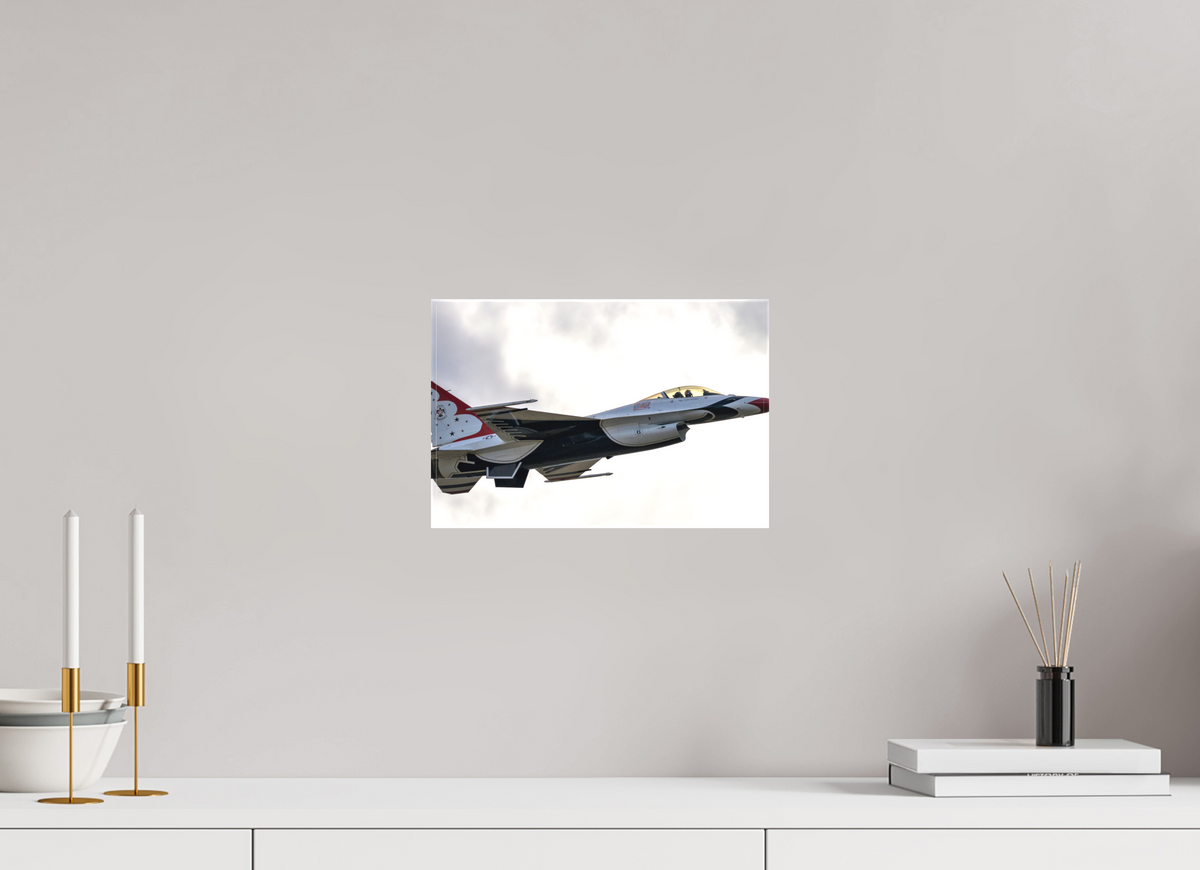 12 x 8″, Matte Canvas with wrapped edges - no frame F16 Thunderbirds Photo 7 on canvas