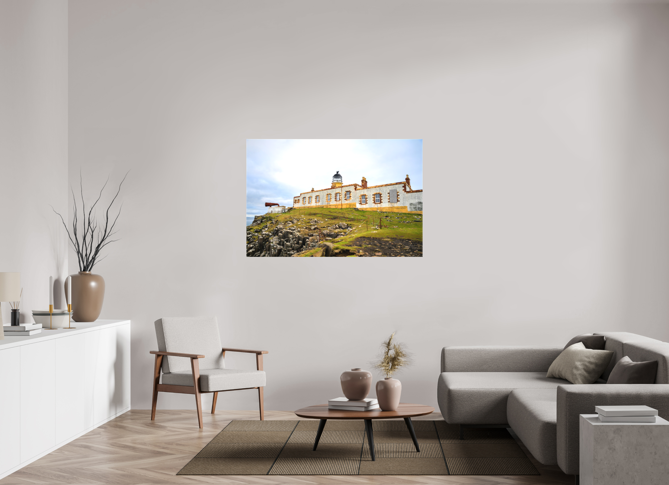 54 x 36″, Matte Canvas with wrapped edges - no frame Neist Point Lighthouse on canvas