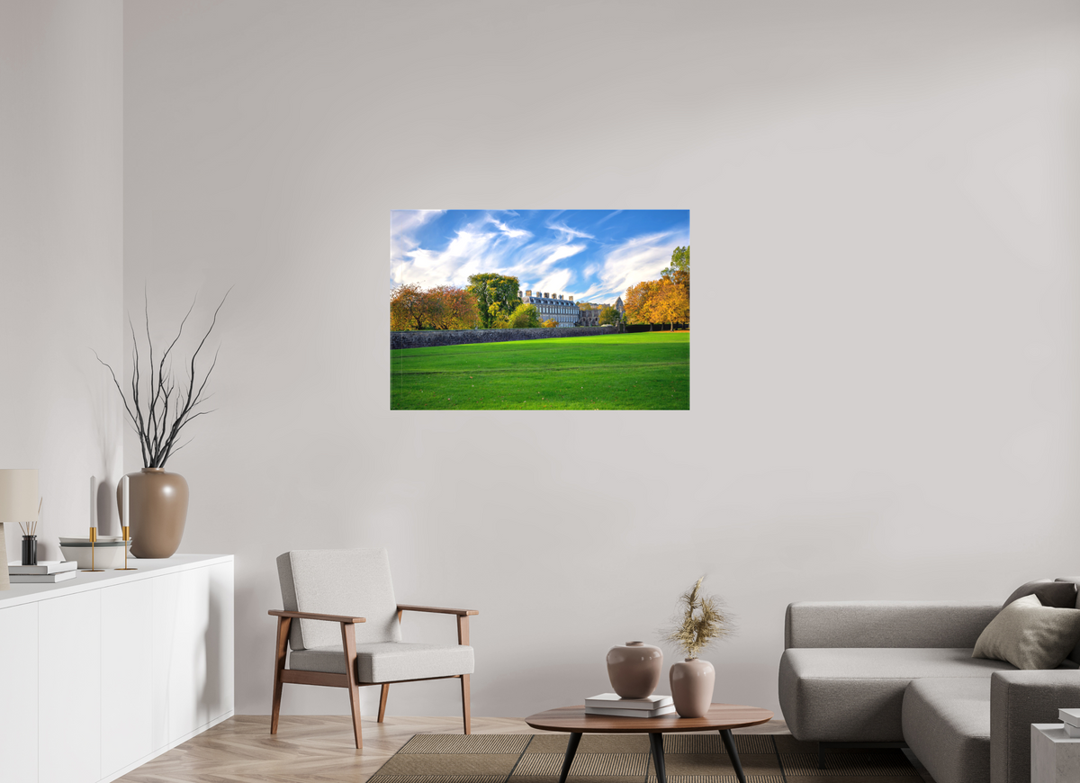 45 x 30″, Matte Canvas with wrapped edges - no frame Holyrood Palace at sunset on canvas