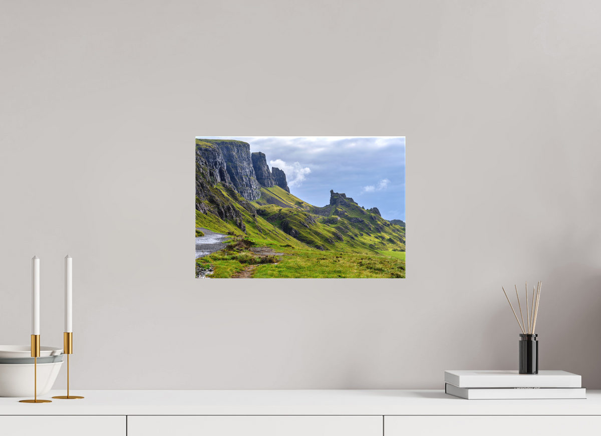 15 x 10″, Matte Canvas with wrapped edges - no frame The Quiraing on the Isle of Skye on canvas