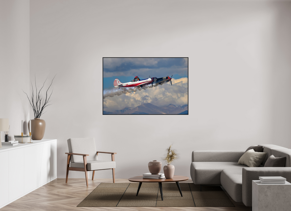 60 x 40″, Acrylic Glass Black matt .24" frame Yak 50 - Photo 3 - under acrylic glass with black frame