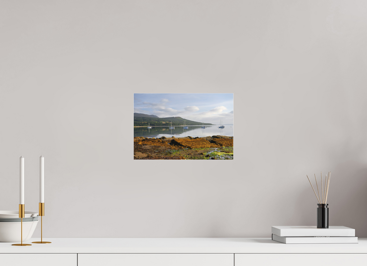 12 x 8″, Matte Acrylic Glass without frame Brodick Bay at sunrise on Matte Acrylic Glass without frame