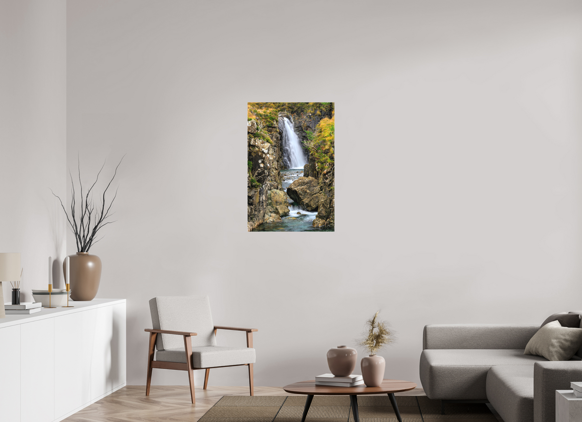 24 x 36″, Matte Canvas with wrapped edges - no frame Fairy Pools Waterfall on the Isle of Skye on Canvas