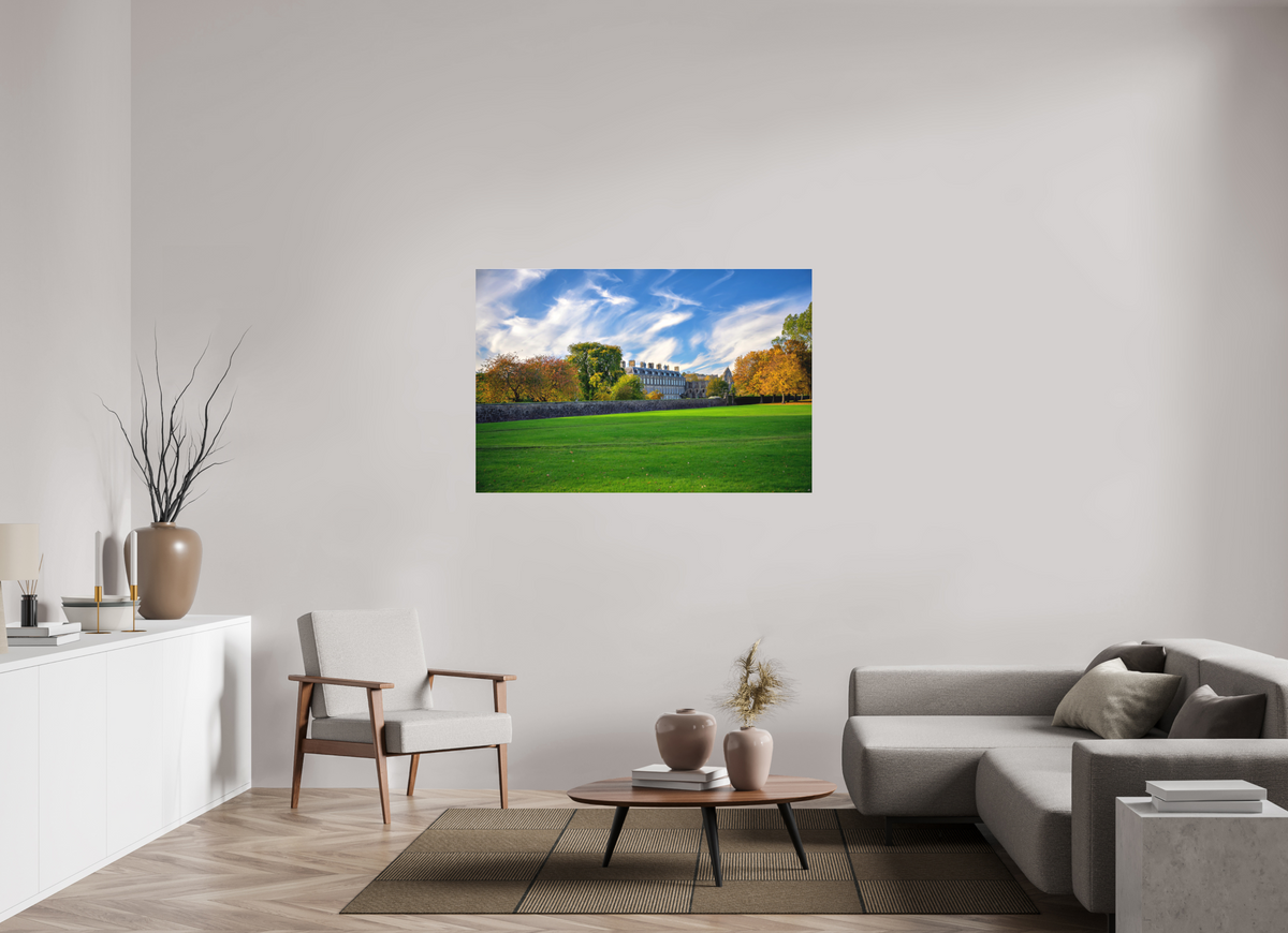 54 x 36″, Matte Acrylic Glass without frame Holyrood Palace on a bright sunny day on Matte Acrylic Glass without frame