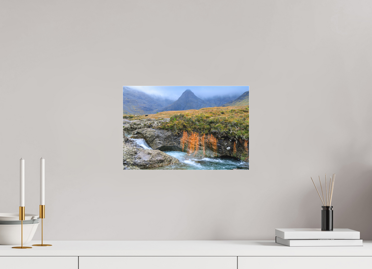 15 x 10″, Matte Acrylic Glass without frame Fairy Pools stream on Matte Acrylic Glass without frame