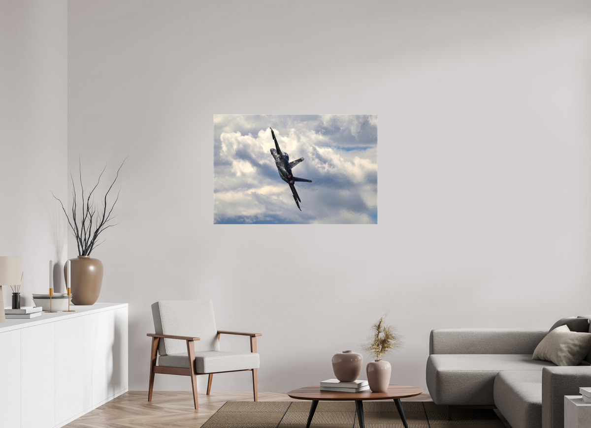 45 x 30″, Matte Canvas with wrapped edges - no frame F18A Super Hornet on canvas