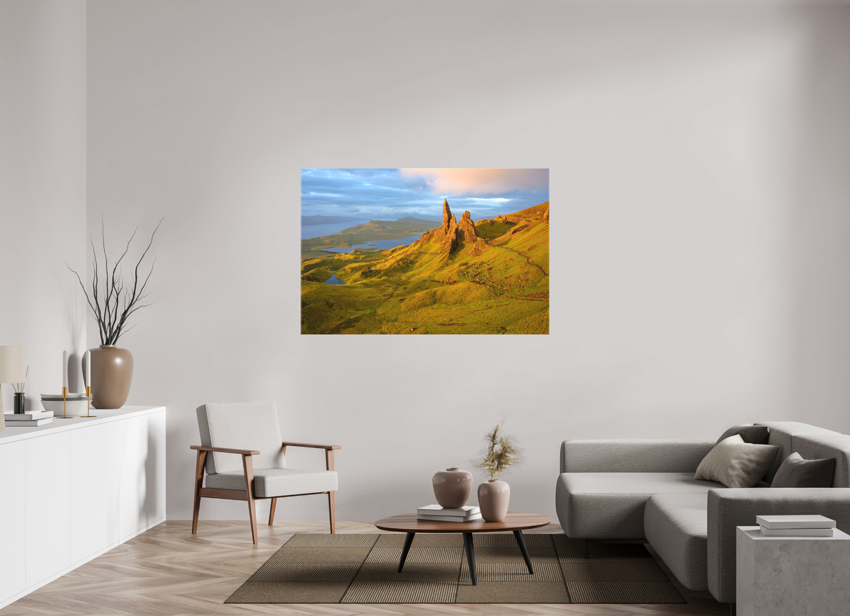 60 x 40″, Matte Canvas with wrapped edges - no frame Old Man of Storr on Canvas