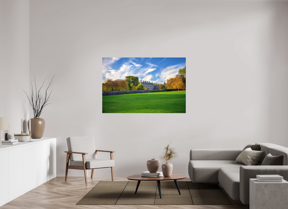 60 x 40″, Matte Acrylic Glass without frame Holyrood Palace on a bright sunny day on Matte Acrylic Glass without frame