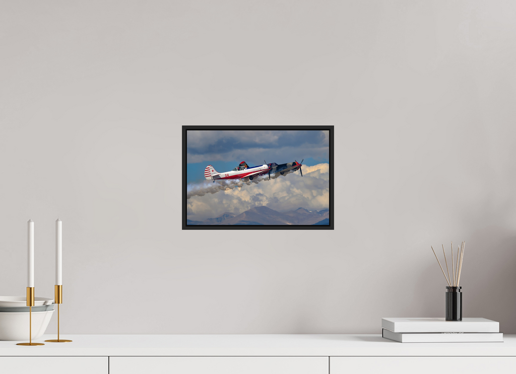 12 x 8″, Acrylic Glass Black matt .24" frame Yak 50 - Photo 3 - under acrylic glass with black frame