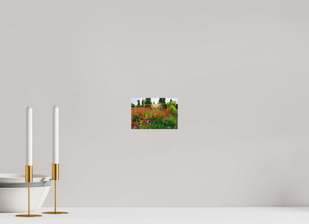 6 x 4″, Matte Acrylic Glass without frame Powerscourt Gardens B under acrylic glass