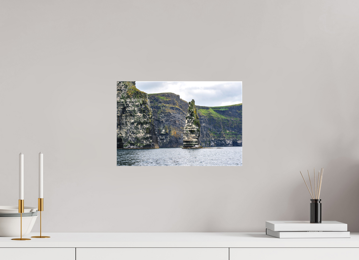 15 x 10″, Matte Canvas with wrapped edges - no frame Cliffs of Mohre on canvas