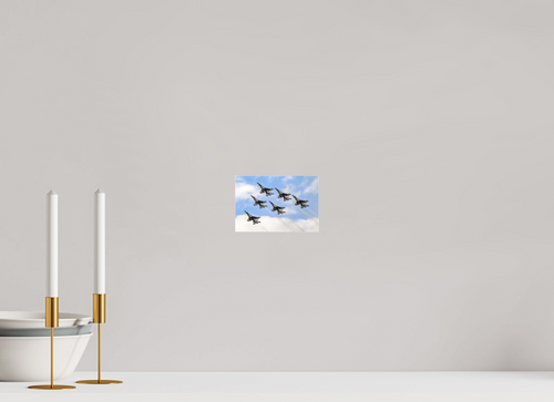 6 x 4″, Matte Acrylic Glass without frame F16 Thunderbirds Photo 10 under acrylic glass