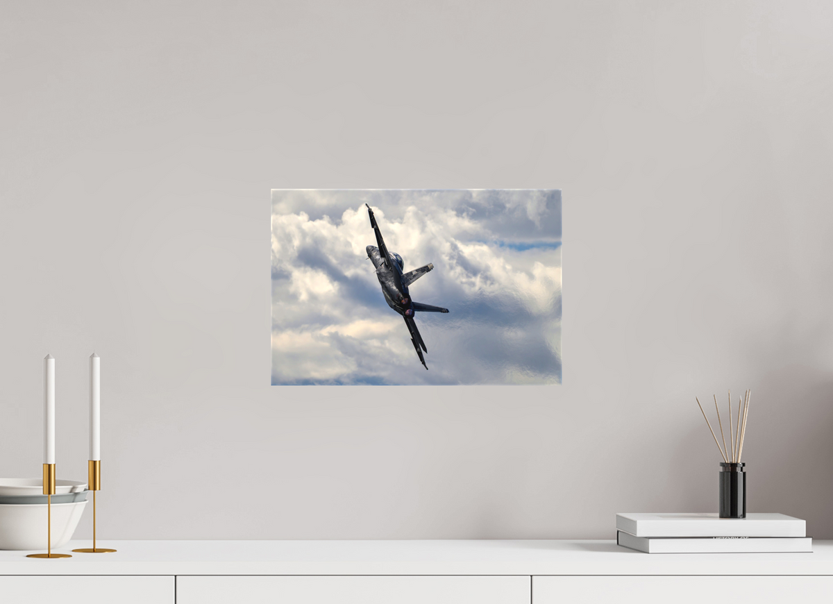 15 x 10″, Matte Canvas with wrapped edges - no frame F18A Super Hornet on canvas