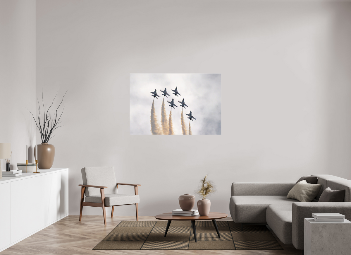 54 x 36″, Matte Acrylic Glass without frame F16 Thunderbirds Photo 9 under acrylic glass