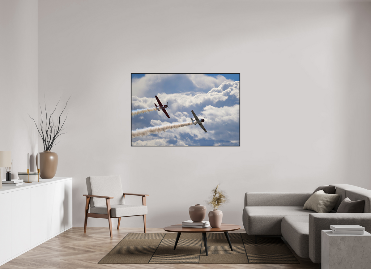 60 x 40″, Acrylic Glass Black matt .24" frame Yak 50 - photo 8 - under acrylic glass with black frame