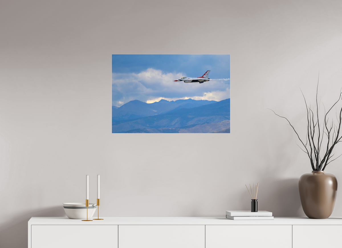 30 x 20″, Matte Acrylic Glass without frame F16 Thunderbirds Photo 6 under acrylic glass