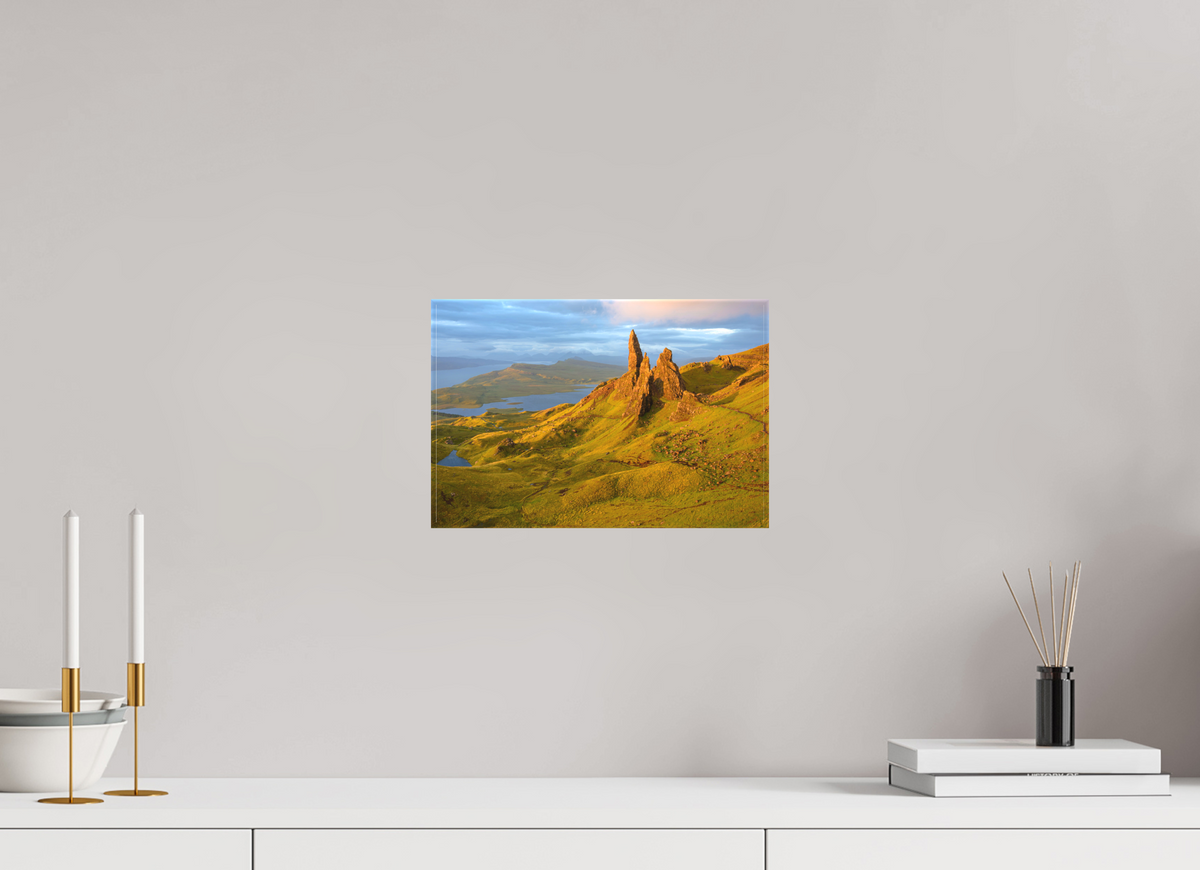 12 x 8″, Matte Canvas with wrapped edges - no frame Old Man of Storr on Canvas