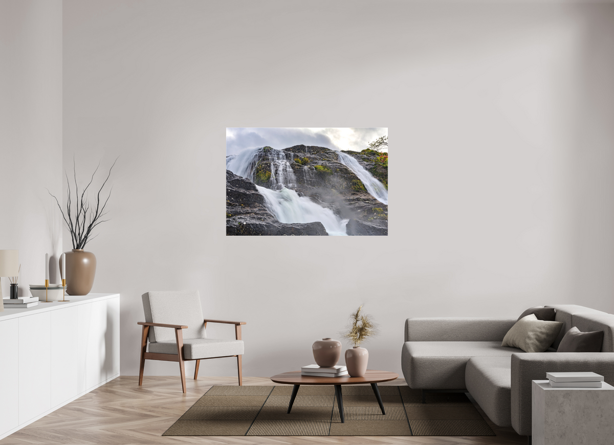 54 x 36″, Matte Canvas with wrapped edges - no frame Glencoe Waterfall on canvas