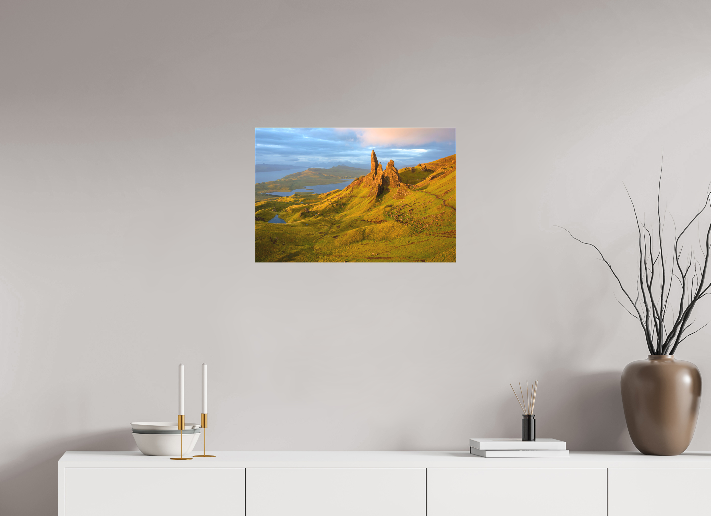 24 x 16″, Matte Canvas with wrapped edges - no frame Old Man of Storr on Canvas