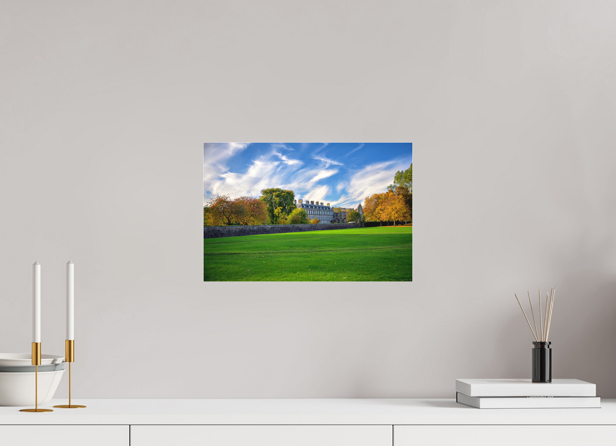 15 x 10″, Matte Acrylic Glass without frame Holyrood Palace on a bright sunny day on Matte Acrylic Glass without frame