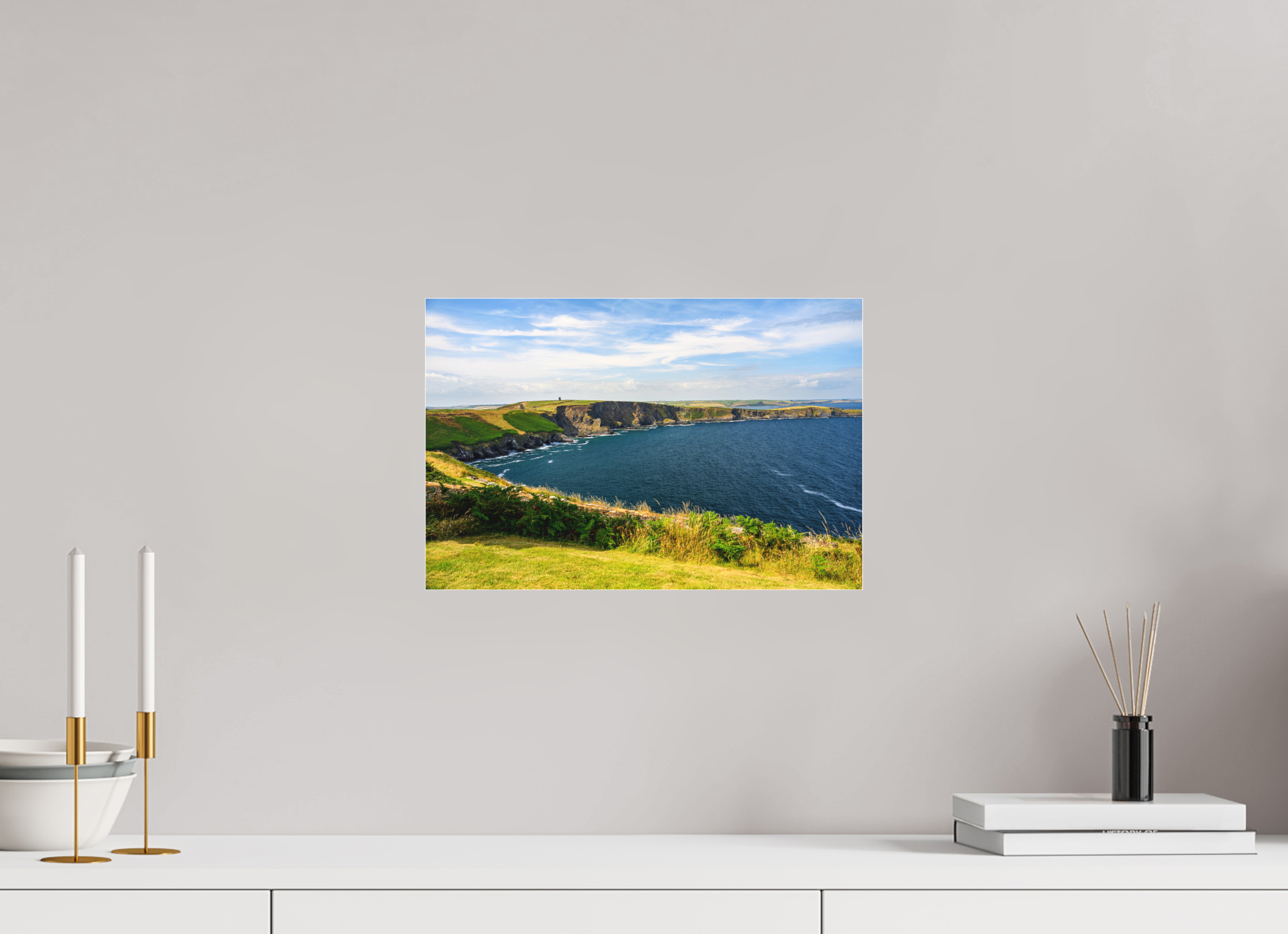 15 x 10″, Matte Acrylic Glass without frame Holeopen Bay East under acrylic glass