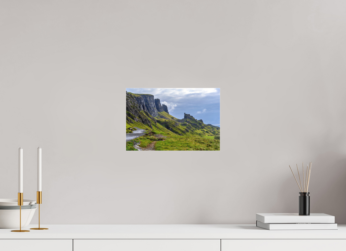 12 x 8″, Matte Acrylic Glass without frame The Quiraing on the Isle of Sky on Matte Acrylic Glass without frame