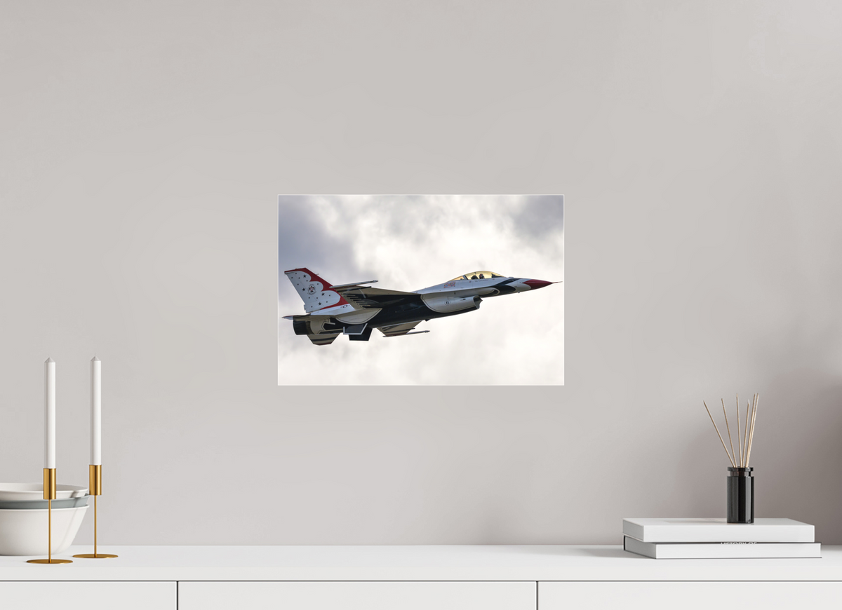 15 x 10″, Matte Acrylic Glass without frame F16 Thunderbirds Photo 7 under acrylic glass