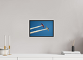12 x 8″, Acrylic Glass Black matt .24" frame Yak 50 - Photo 2 - under acrylic glass with black frame