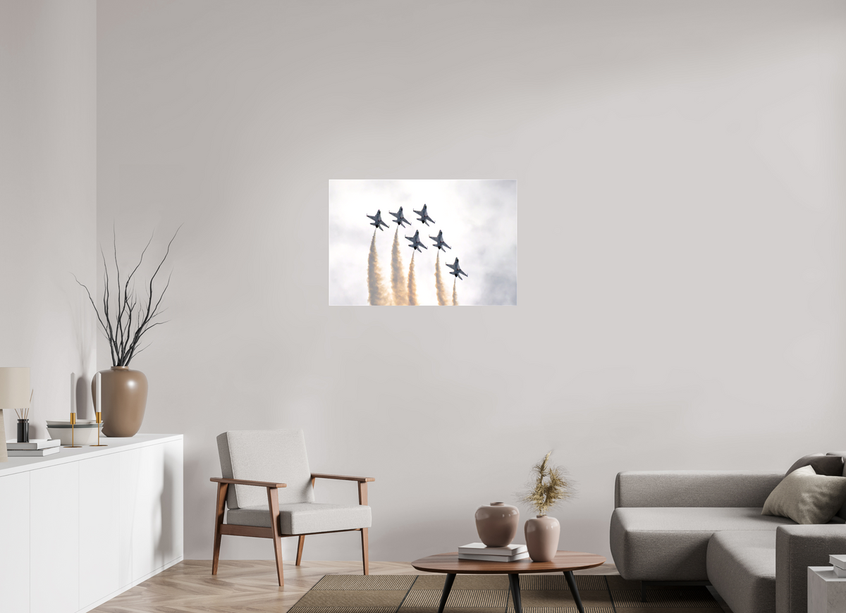 36 x 24″, Matte Canvas with wrapped edges - no frame F16 Thunderbirds Photo 9 on canvas