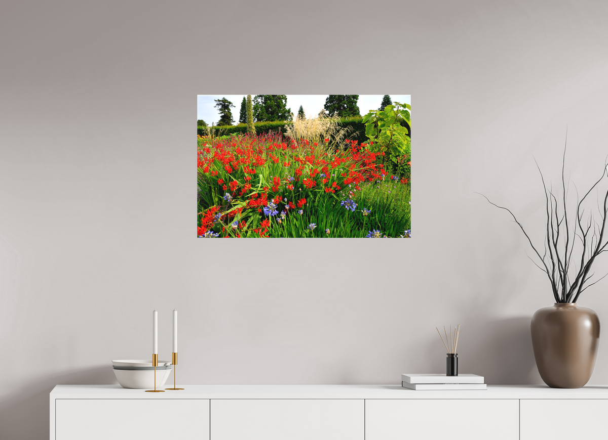 30 x 20″, Matte Canvas with wrapped edges - no frame Powerscourt Gardens B on canvas