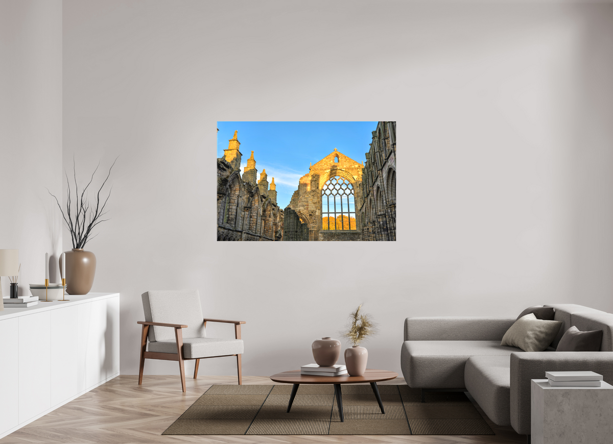 60 x 40″, Matte Canvas with wrapped edges - no frame Holyrood Abbey at Sunset on canvas